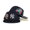 New York Yankees New Era 59FIFTY Empire State Cluster Hat 7 3/4 MLB Navy NWT