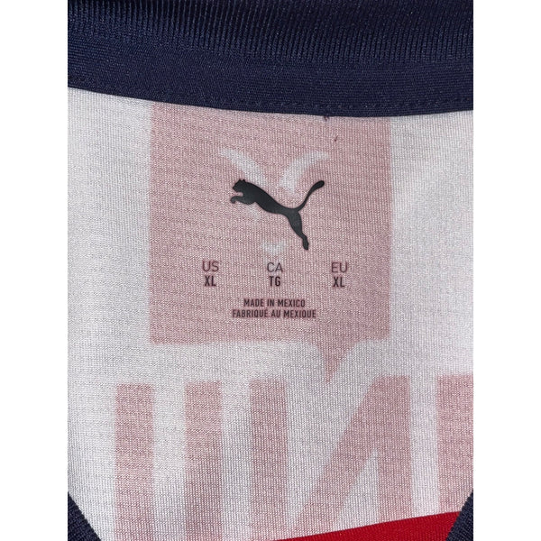 Puma Men’s Chivas de Guadalajara 2024/25 Authentic Home Jersey Red/White Sz. XL