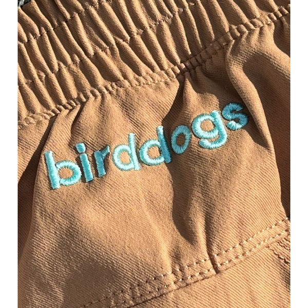 Birddogs XL Regular Khaki Tan Shorts Built-In Liner Athletic Swim Gym Golf EUC