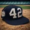 Mariano Rivera New York Yankees HOF Sandman 42 Pinstripe New Era 59FIFTY Sz 8