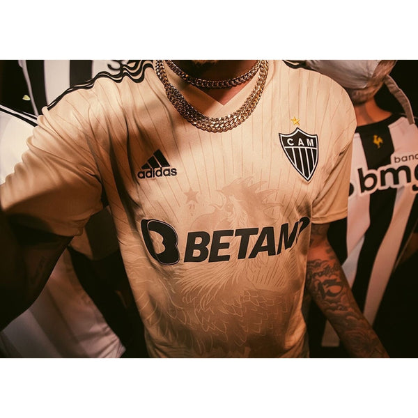 Atletico Mineiro Adidas 2022/23 Third Jersey Soccer Shirt Gold Men’s 2XL NWT