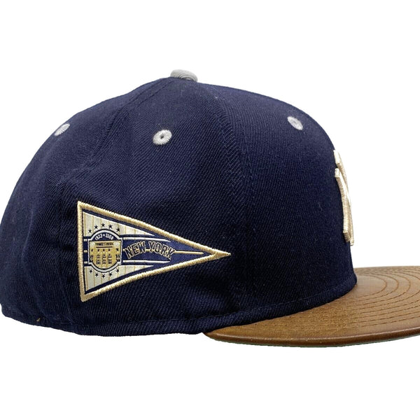 New York Yankees 2008 Final Season New Era 2 Tone Leather 59fifty Hat Cap Sz. 8