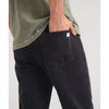 Marine Layer Terry Cord 5 Pocket Pant Slim Straight 30x32 Washed Black (Flaw)