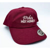 Mike's Hot Honey Promotional Dad Hat Burgundy Strapback OSFA Yupoong NWT Cap