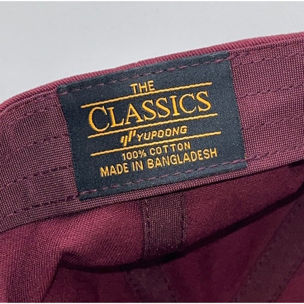 Mike's Hot Honey Promotional Dad Hat Burgundy Strapback OSFA Yupoong NWT Cap