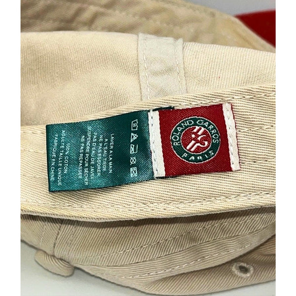 Roland Garros Paris French Open Tennis Strapback Dad Hat Nadal Federer Cotton