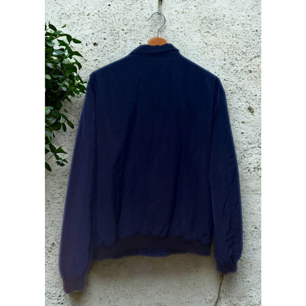 Polo Ralph Lauren Bomber Jacket Blue XL Full Zip Harrington Plaid Lined