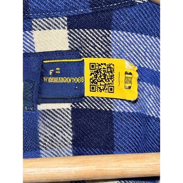 Polo Ralph Lauren Plaid Button Down Shirt 2XB Brushed Cotton Performance Flannel
