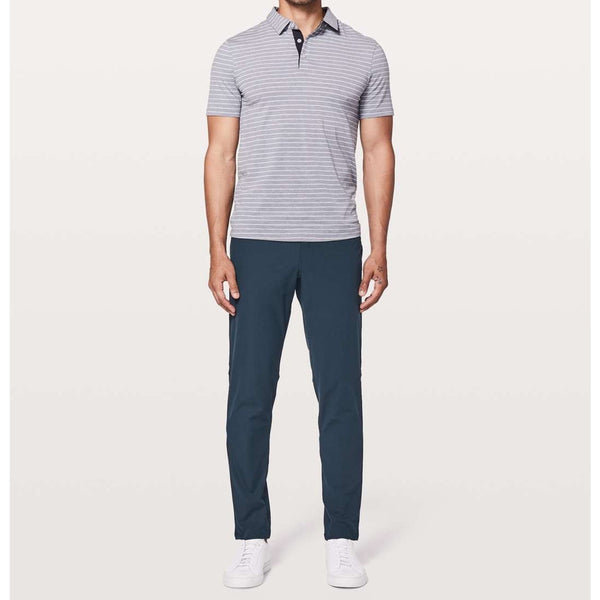 Lululemon ABC Slim-Fit Trouser Warpstreme Blue Men’s 34x36 NWOT 5 Pocket