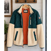 Marine Layer Archive Bariloche Sherpa Jacket Medium Green Tan Full Zip Rare NWOT