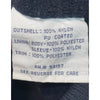 New York Yankees Majestic Authentic Dugout Jacket USA Flag Navy Sz S Vintage