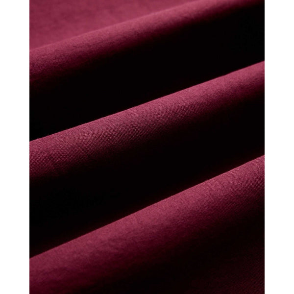 Taylor Stitch The Jack Oxford Shirt Men's 2XL 46 Burgundy Organic Cotton Button