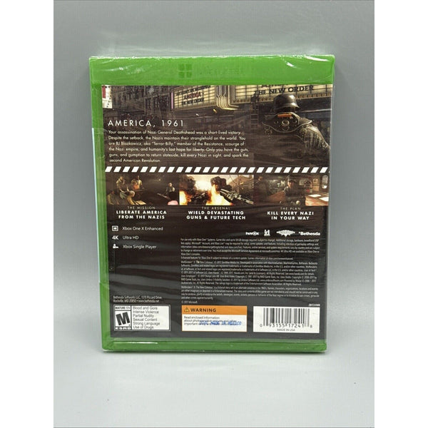 Wolfenstein II: The New Colossus XBOX ONE BRAND NEW FACTORY SEALED