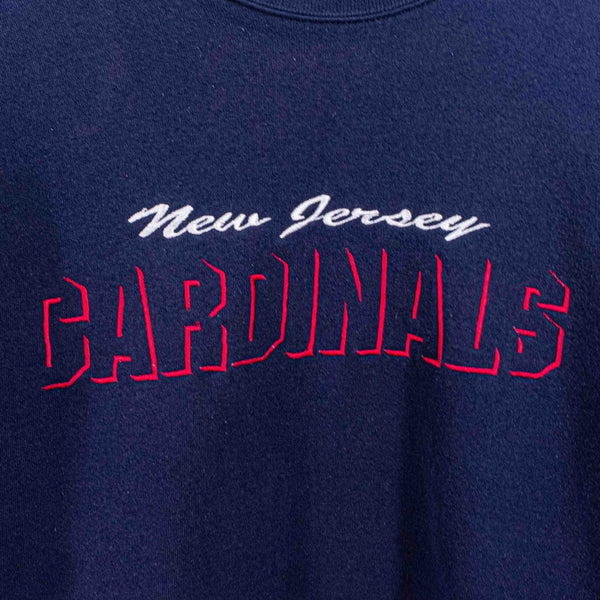 New Jersey Cardinals Crewneck Sweatshirt USA Made 90s Large Rare Vintage