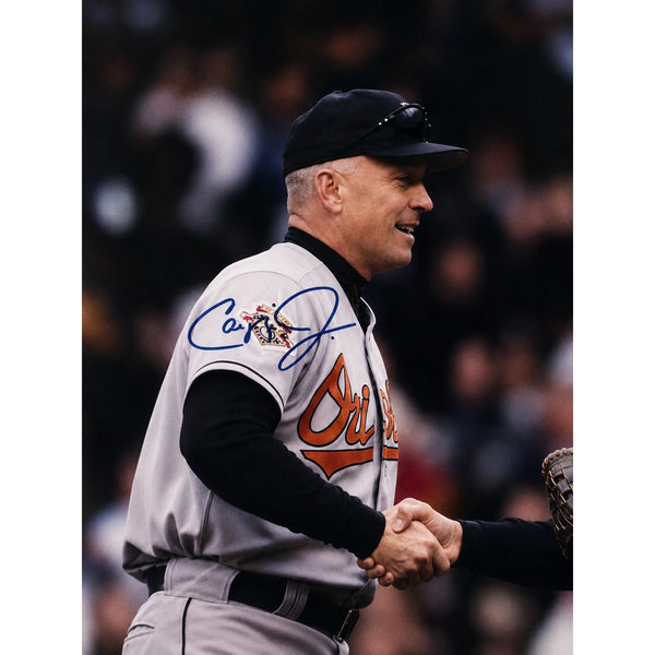 Derek Jeter Cal Ripken Jr Dual Signed 16x20 Framed Photo Steiner MLB Certified