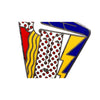 Roy Lichtenstein Modern Head Enamel Brooch Pendant 1968 Signed Ltd Ed 250 Rare