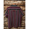 Rustler Western Pearl Snap Shirt Mens L Striped X-Long Tails Rodeo Vintage