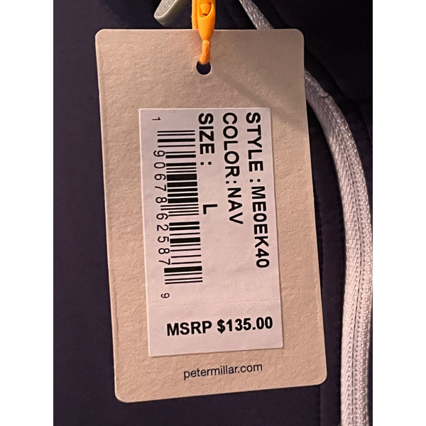 Peter Millar Crown Sport Perth 1/4 Zip Fortinet E Security Men's L NWT $135