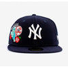 New York Yankees New Era 59FIFTY Empire State Cluster Hat 7 3/4 MLB Navy NWT