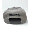 Billionaire Boys Club Mitchell & Ness Snapback Hat Gray Wool Script Logo BBC