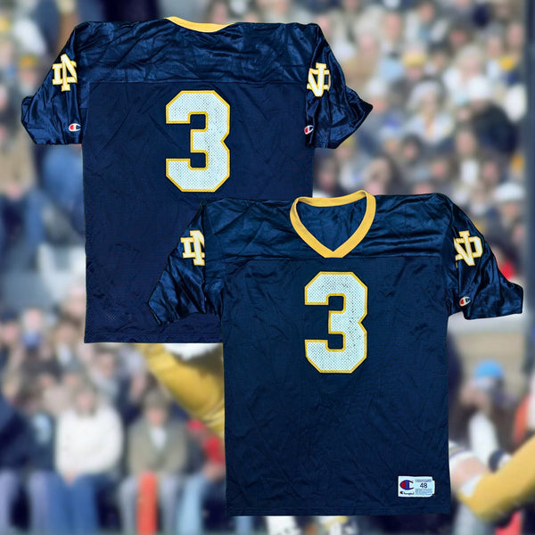 Notre Dame Fighting Irish Joe Montana #3 Football Jersey Champion 2XL/48 Vintage