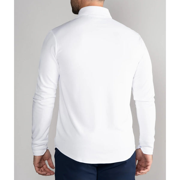 Twillory Button Down Shirt Mens XL White Performance Stretch Athleisure EUC