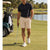 Johnnie-O Mulligan Performance Golf Shorts 34 Light Khaki 9" Stretch NWOT Active