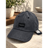 Rag & Bone Addison Denim Baseball Cap Grey One Size NWT $95 Unisex