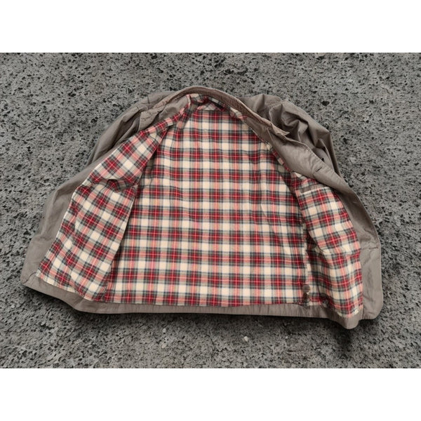 J. Crew Oarsman Chore Jacket XL Plaid Flannel Lined Barn Coat 80s 90s Vintage EUC