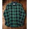 Schott Bros NYC Buffalo Check Flannel Shirt Men's M Green Black Cotton Workwear