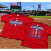 Philadelphia Phillies MLB 2007 NL East Champions Majestic T-Shirt Sz. XL Red