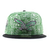 Philadelphia Eagles 75 Years New Era 59FIFTY Paisley Green Fitted Hat Sz 7 1/2