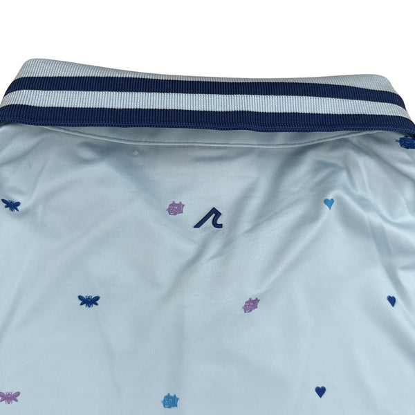 Redvanly Langham Polo Shirt Men’s M Breeze Blue Performance Golf NWT MSRP $105