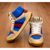 Gucci Screener High Blue 563485 0YI30 9561 Sneakers Men’s Size 9 Authentic EUC