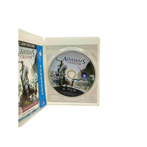 Assassin's Creed III (PlayStation 3 PS3) Black Label CIB COMPLETE & TESTED