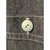 Taylor Stitch California Work Shirt Sz. 40 Charcoal Chambray Organic Cotton NWOT