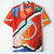 Awake NY x Sam Friedman Silk Shirt Orange Abstract Print Sz L NWOT RARE