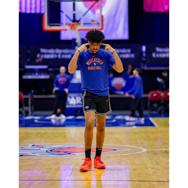 Westchester Knicks NBA G-League Nike Team Issued Practice Warm Up Shirt Sz. LT