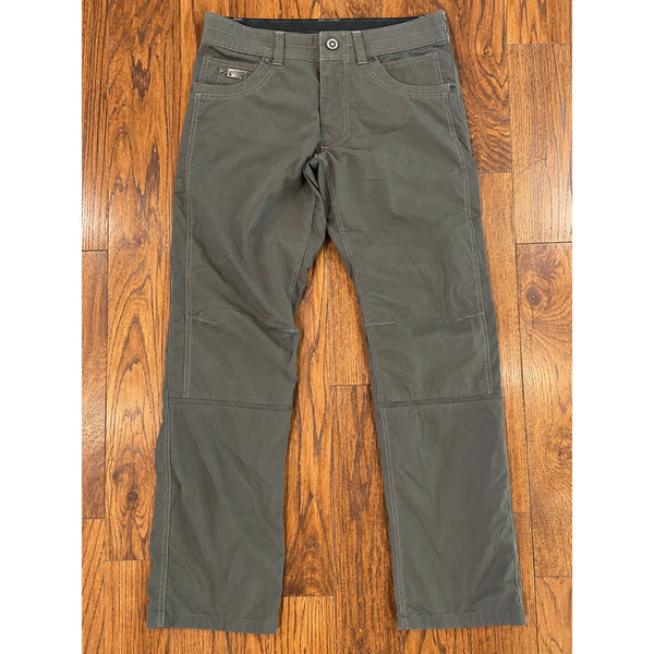 Kuhl Radikl Hiking Pants Men's 31x32 Olive Green Stretch Outdoor Tactical UPF 50