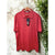Black Clover BC Live Lucky Golf Polo Shirt Men's XL Supreme Cranberry NWT Pima