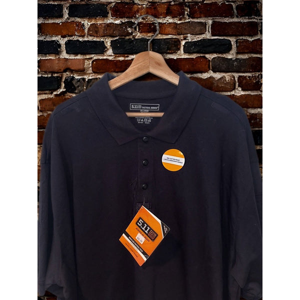 5.11 Tactical Utility Polo Shirt Men’s 2XL Navy Blue Cotton Short Sleeve NWT
