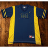 Michigan Wolverines Nike Basketball Shooting Shirt XL 90s Vintage NCAA EUC