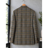 J. Peterman Plaid Linen Solotex Blazer Sport Coat Jacket Men's 42R NWOT