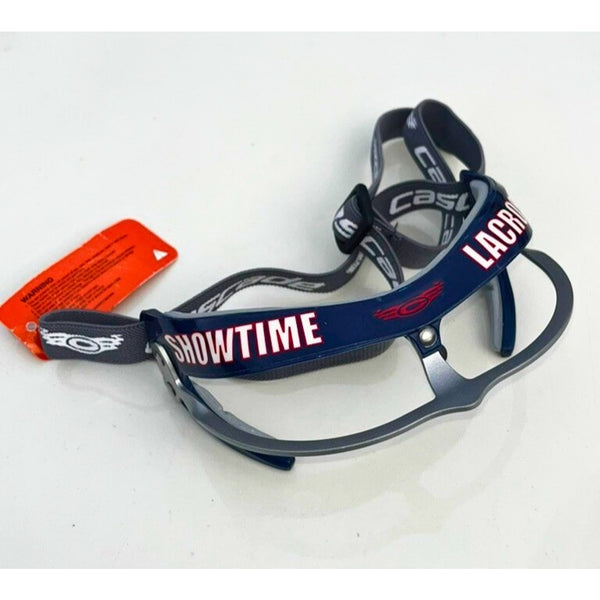 Cascade PolyAir-PA Showtime Lacrosse Goggles Navy Silver NWT ASTM F803