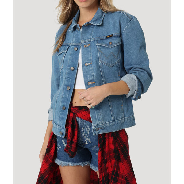 Wrangler X Lollapalooza 75th Anniversary Denim Jean Jacket NWT Size M