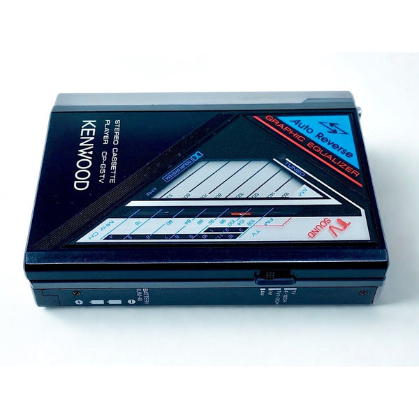 Kenwood CP-G5TV Portable Cassette Player TV Sound AM/FM Auto Reverse Japan