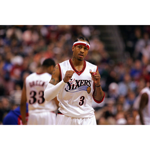 Philadelphia 76ers Allen Iverson #3 Champion Jersey 3XL 56 VTG Authentic