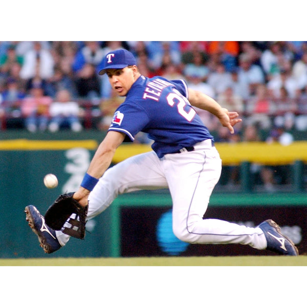 Texas Rangers Mark Teixeira MLB Rawlings Road Game Jersey 48 XL Game Worn/Issued