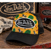 Von Dutch Flying Eyeball Green Trees Mesh Snapback Trucker Hat NWT Rare OSFA