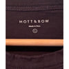 Mott & Bow Driggs Navy Blue Classic Crew T-Shirt Men's Large 100% Cotton EUC